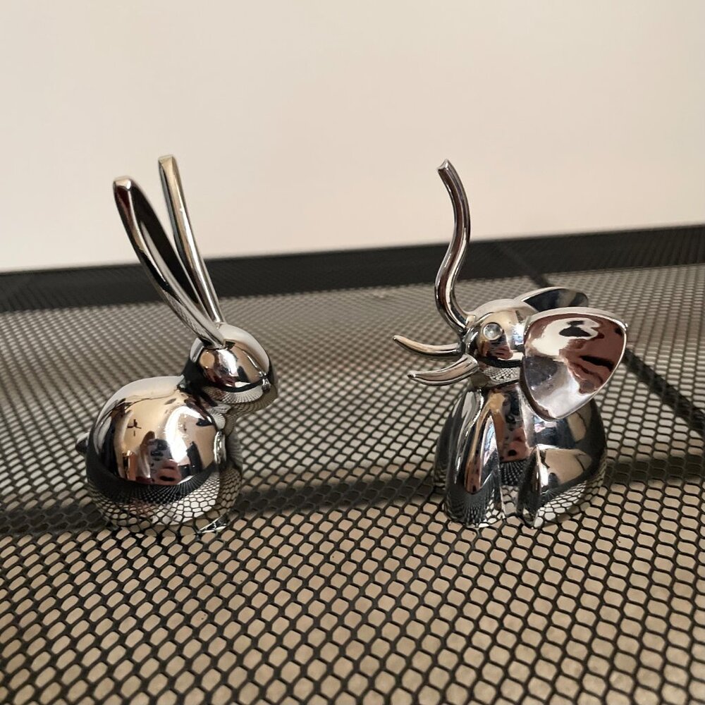 Umbra Set of 2 Bunny and Elephant Ring Holders - Picture 5 of 15